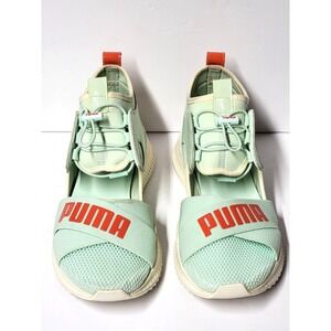Puma Fenty Avid Rihanna Sneakers Womens Mint Green Orange Cut-Out Sandals